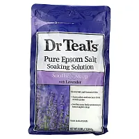 Dr. Teal&#x27;s, Pure Epsom Salt Soaking Solution, Lavender, 3 lbs (1.36 kg)