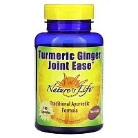 Nature&#x27;s Life, Turmeric Ginger Joint Ease, 100 Capsules