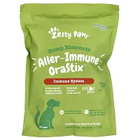 Zesty Paws, Hemp Elements, Aller-Immune Orastix, For Dogs, All Ages, Peppermint, 25 oz (709 g)