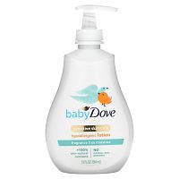 Dove, Baby, увлажняющий лосьон для чувствительной кожи, без запаха, 384 мл