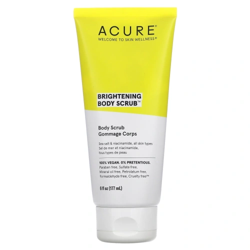 Acure, Brightening Body Scrub, 6 fl oz (177 ml)