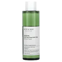 Mary &amp; May, Vegan CICA Tea Tree AHA PHA, Blemish Toner, 6.76 fl oz (200 ml)