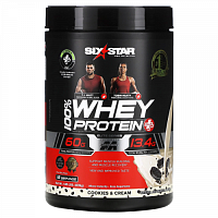 Six Star, Elite Series, 100% Whey Protein Plus, Cookies & Cream, 1.85 lbs (839 g)