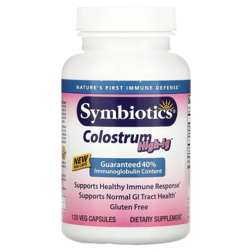 Symbiotics, Colostrum High-IG, 120 Veg Capsules