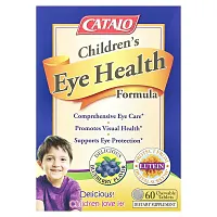 Catalo Naturals, Children&#x27;s Eye Health Formula, Blueberry, 60 Chewable Tablets