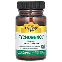 Country Life, Pycnogenol, 100 mg, 30 Vegan Capsules