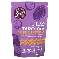 Suncore Foods, Lilac Taro Yam Supercolor Powder, Taro &amp; Purple Sweet Potato Yam, 5 oz (142 g)