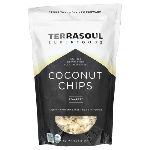 Terrasoul Superfoods, Coconut Chips, Toasted, 12 oz (340 g)