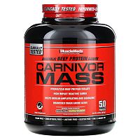 MuscleMeds, Carnivor Mass, Anabolic Beef Protein Gainer, Chocolate Peanut Butter, 5.9 lbs (2,674 g)