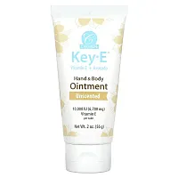 Carlson, Key- E, Hand &amp; Body Ointment, Unscented, 2 oz (56 g)