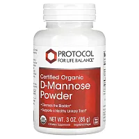 Protocol for Life Balance, Certified Organic D-Mannose Powder, 3 oz (85 g)