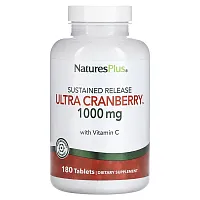 NaturesPlus, Sustained Release Ultra Cranberry, 1,000 mg, 180 Tablets