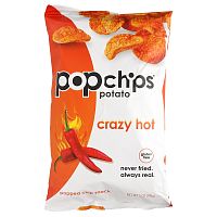 Popchips, Картофельные чипсы, очень острые, 142 г