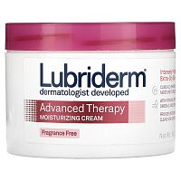 Lubriderm, Advanced Therapy, увлажняющий крем, без отдушек, 453 г (16 унций)