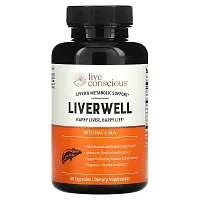 Live Conscious, LiverWell With NAC &amp; ALA, 60 Capsules