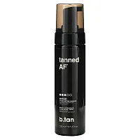 b.tan, Tanned AF, 1 Hour Self Tan Mousse, Darkest, 6.7 fl oz (200 ml)