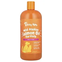 Zesty Paws, Wild Alaskan Salmon Oil Formula, For Dogs &amp; Cats, All Ages, 32 fl oz (946 ml)