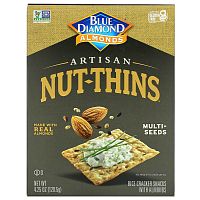 Blue Diamond, Almonds, Artisan Nut-Thins, снэки с рисовыми крекерами, несколько семян, 120,5 г (4,25 унции)