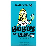 Bobo&#x27;s Oat Bars, Dark Chocolate Almond + Sea Salt Oat Bars, 12 Bars, 3 oz (85 g) Each