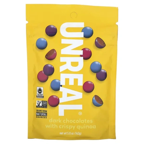 Unreal, Dark Chocolates With Crispy Quinoa, 5 oz (142 g)