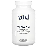 Vital Nutrients, Vitamin C With Bioflavonoids, 220 Vegan Capsules