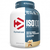 Dymatize, ISO100 гидролизат, 100%-ный изолят сывороточного протеина, изысканная ваниль, 5 фунтов (2,3 кг)