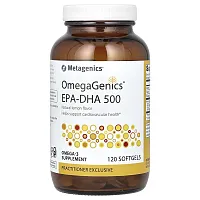 Metagenics, OmegaGenics, EPA-DHA 500, Lemon , 120 Softgels