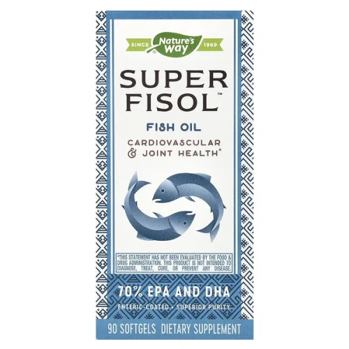 Nature&#x27;s Way, Super Fisol, Fish Oil, 90 Softgels