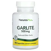 NaturesPlus, Garlite, 500 mg, 90 Capsules