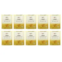 SNP, Gold Collagen Ampoule Beauty Mask, 10 Sheets, 0.84 fl oz (25 ml) Each