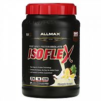 ALLMAX, Isoflex, чистый изолят сывороточного протеина, со вкусом ананаса и кокоса, 907 г (2 фунта)