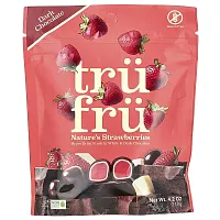 Tru Fru, Nature&#x27;s Strawberries, Dark Chocolate, 4.2 oz (119 g)