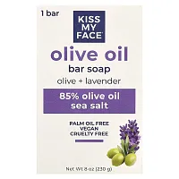 Kiss My Face, Olive Oil Bar Soap, Olive &amp; Lavender, 8 oz (230 g)