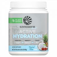 Sunwarrior, Sport, активное увлажнение, тропические фрукты, 480 г (1,05 фунта)