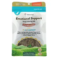 NaturVet, Scoopables Emotional Support, Daily Calming Aid, For Dogs, Bacon, 45 Scoops, 11 oz (315 g)