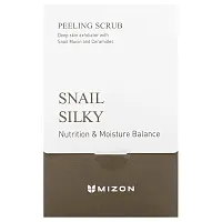 Mizon, Snail Silky, Peeling Scrub, Fragrance Free, 40 Packets, 7.0 oz (5 g) each