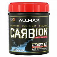 ALLMAX, CARBION+, с электролитами, вкус голубой лед, 725 г (25,6 унции)