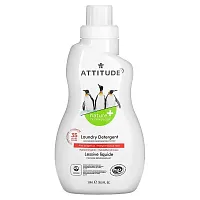 ATTITUDE, Laundry Detergent, Pink Grapefruit, 35 Loads, 35.5 fl oz (1.05 l)