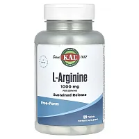 KAL, L-Arginine, 1,000 mg, 120 Tablets (500 mg per Tablet)