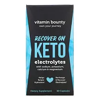 Vitamin Bounty, Recover On Keto, электролиты, 60 капсул