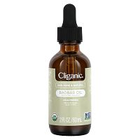 Cliganic, 100% чистое и натуральное, масло баобаба, 60 мл (2 жидк. Унции)