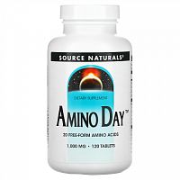 Source Naturals, Amino Day, 1 000 мг, 120 таблеток