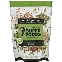 Dr. Murray's, Super Foods, порошок из 3 видов протеина, без добавок, 453,5 г (16 унций)