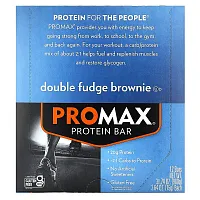 NuGo Nutrition, ProMax Protein Bar, Double Fudge Brownie, 12 Bars, 2.64 oz (75 g) Each