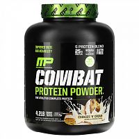 MusclePharm, протеиновый порошок Combat, печенье и сливки, 4 фунта (1814 г)