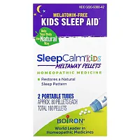 Boiron, SleepCalm Kids, 2 Portable Tubes, 80 Pellets Each