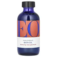 EO Products, Warm Embrace Bath Oil, Balancing Rose Geranium, 4 fl oz (118 ml)