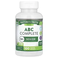 Nature&#x27;s Truth, ABC Complete Multivitamin, 50+ Senior, 100 Coated Caplets