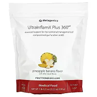 Metagenics, UltraInflamX Plus 360°, Medical Food, Pineapple Banana, 22.22 oz (630 g)