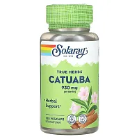 Solaray, True Herbs, Catuaba, 930 mg, 100 VegCaps (465 mg per Capsule)